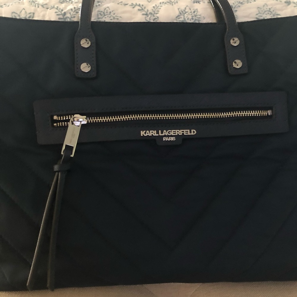 Karl Lagerfeld blue bag